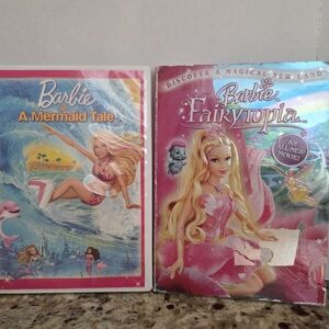 Barbie DVDs A Mermaid Tale & Fairytopia Lot Of 2 Movies Mattel Vintage